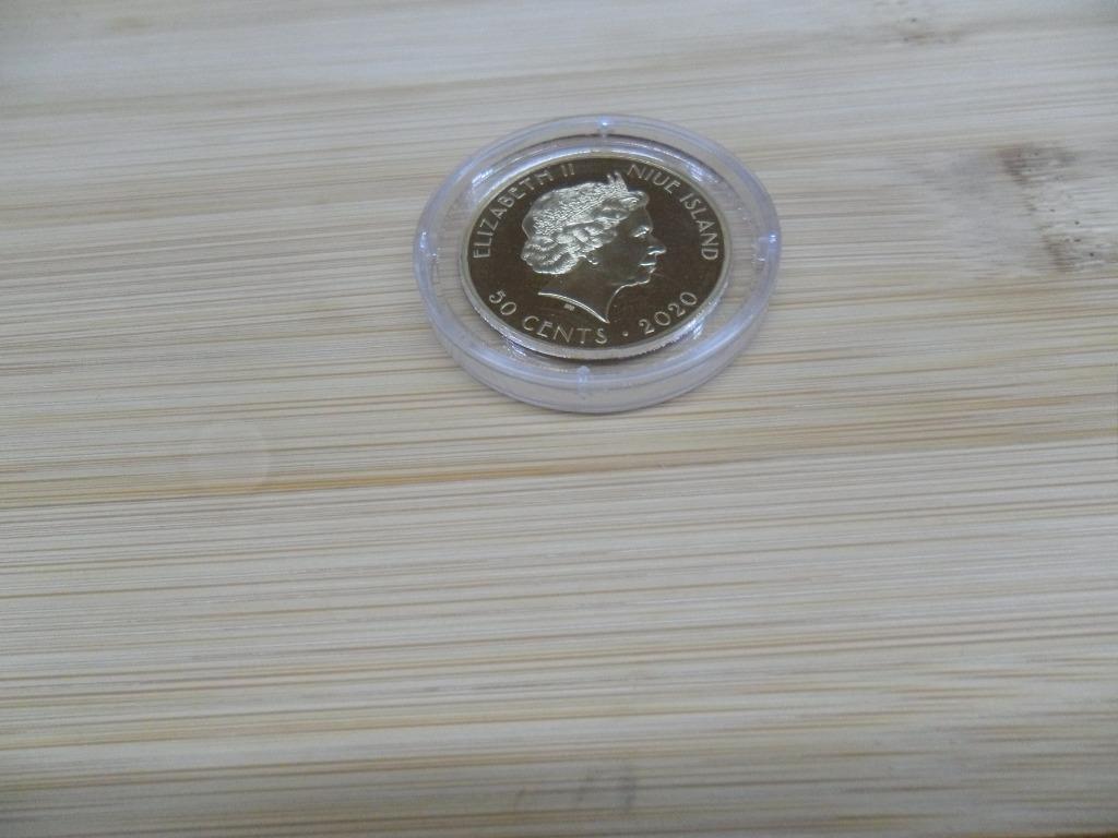 Pièce 50 cents Elisabeth II 2020 cupronickel plaqué Or., Enlèvement ou Envoi, Or