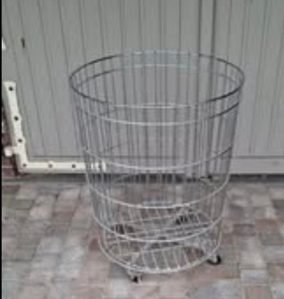 Ijzeren mand, Ophalen, Overige materialen, Gebruikt, Mand