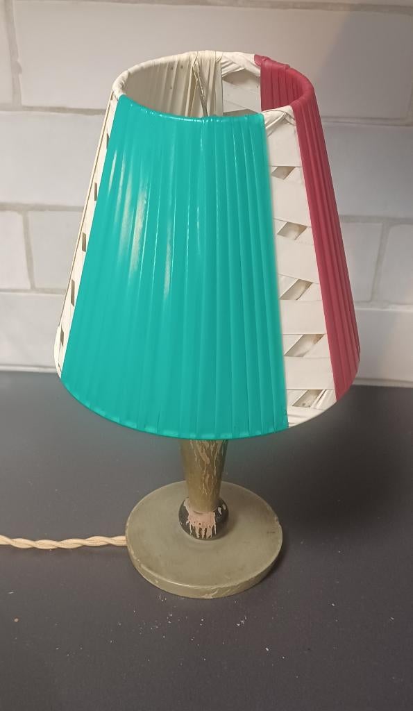 Klein bedlampje uit de jaren zestig en zeventig, Ophalen of Verzenden, Gebruikt, Hout, Sixties