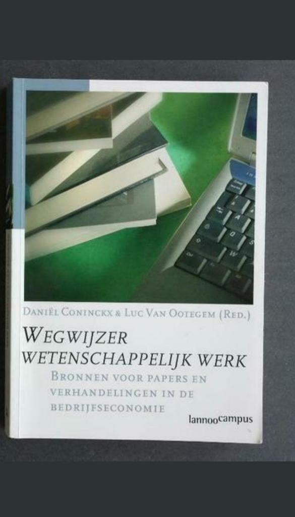 boek: wegwijzer wetenschappelijk werk, Enlèvement ou Envoi, Daniel Coninckx en Luc Va