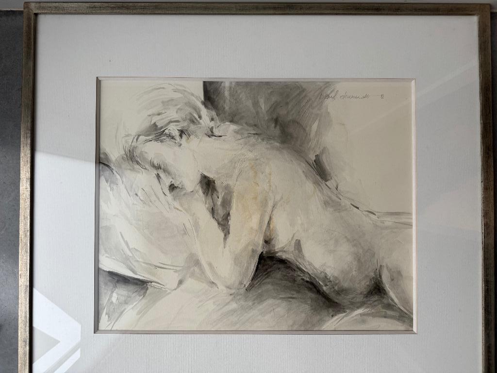 mooi schilderij naakte vrouw, Antiek en Kunst, Ophalen