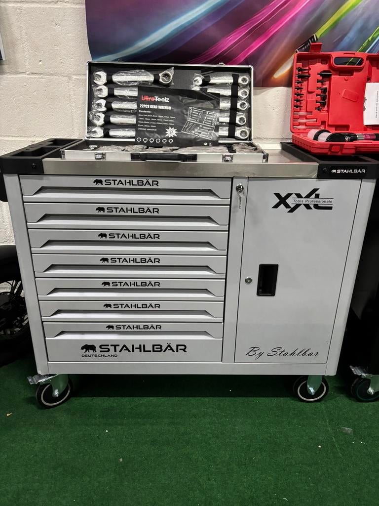Nouveau chariot à outils Stahlbar XXL Power Caps rempli !, Enlèvement ou Envoi, Neuf