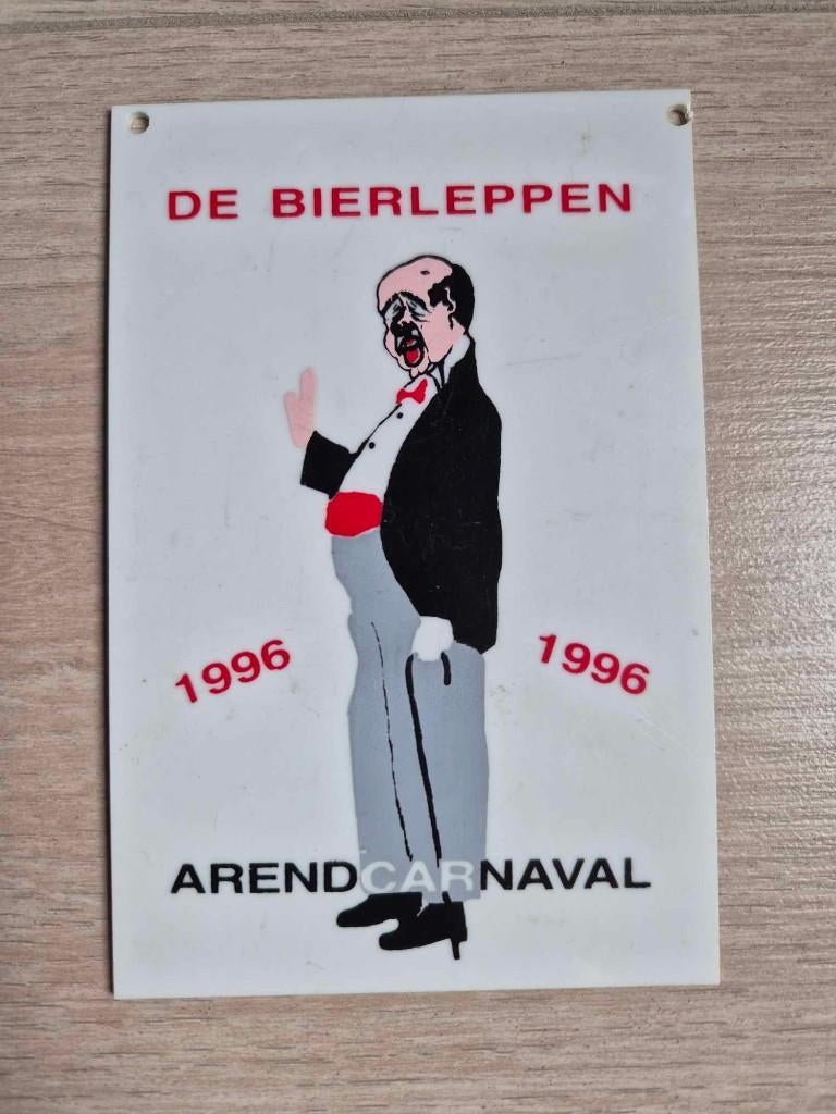 Carnaval Aalst medaille De Bierleppen 1996, Ophalen of Verzenden