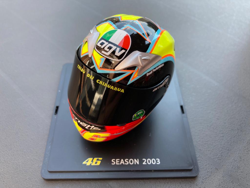 Valentino Rossi 1:5 helm 2003 Honda RC211V MotoGP, Ophalen of Verzenden, Nieuw, Motoren