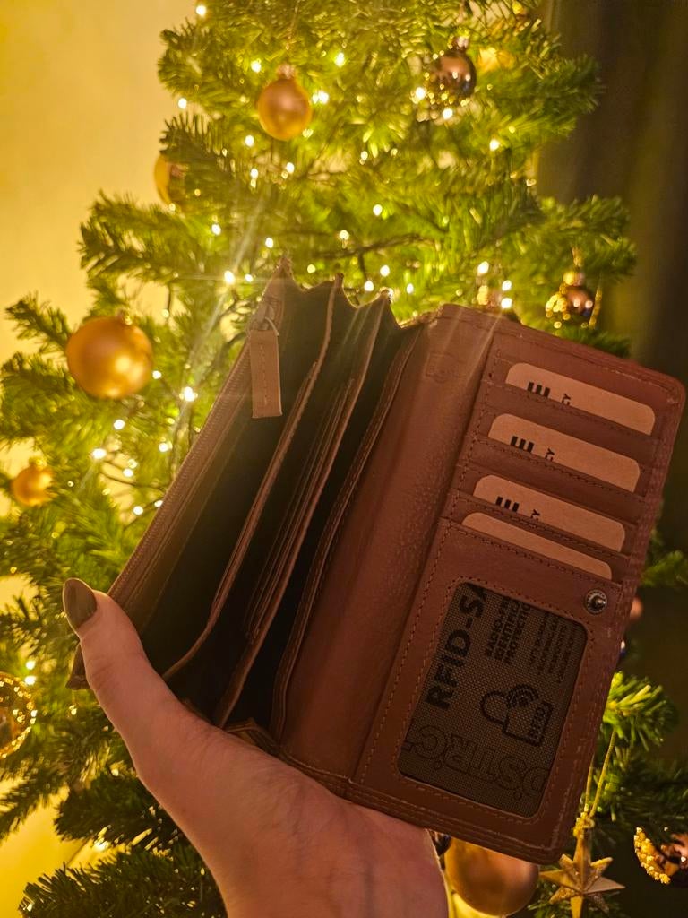 Nieuwe leren portefeuille van DSTRCT, Overige merken, Bruin, Nieuw, Ophalen of Verzenden