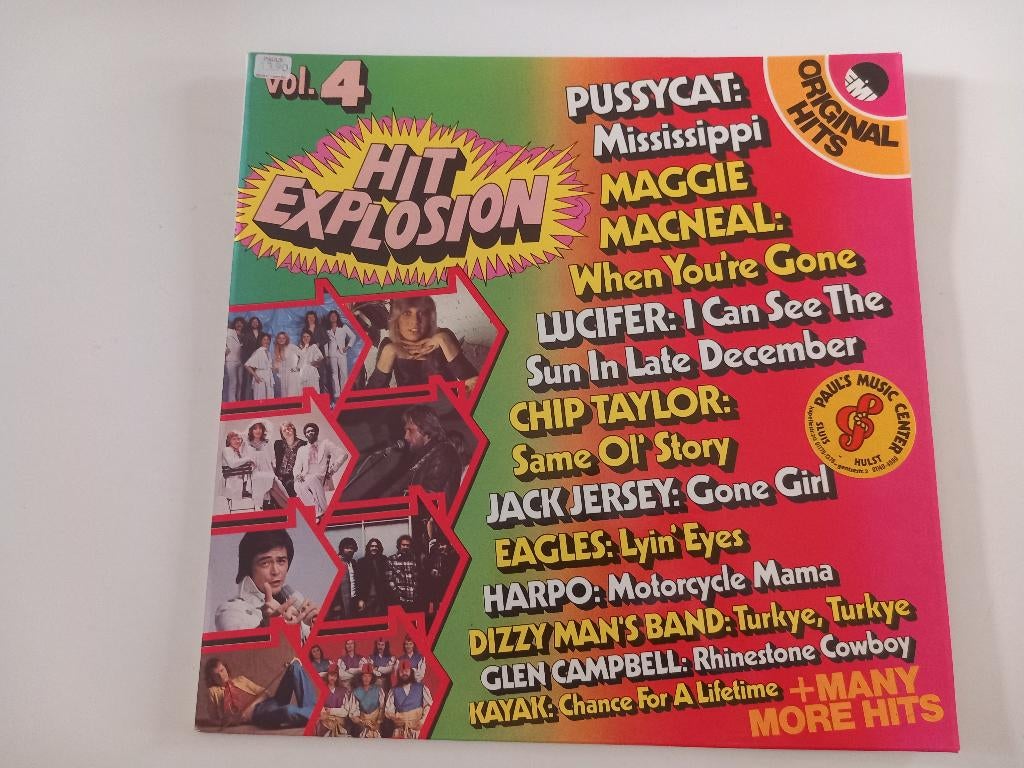 Vinyl LP Hit Explosion 4 Classic Rock Pop Soul Funk, Ophalen of Verzenden, 12 inch, Pop