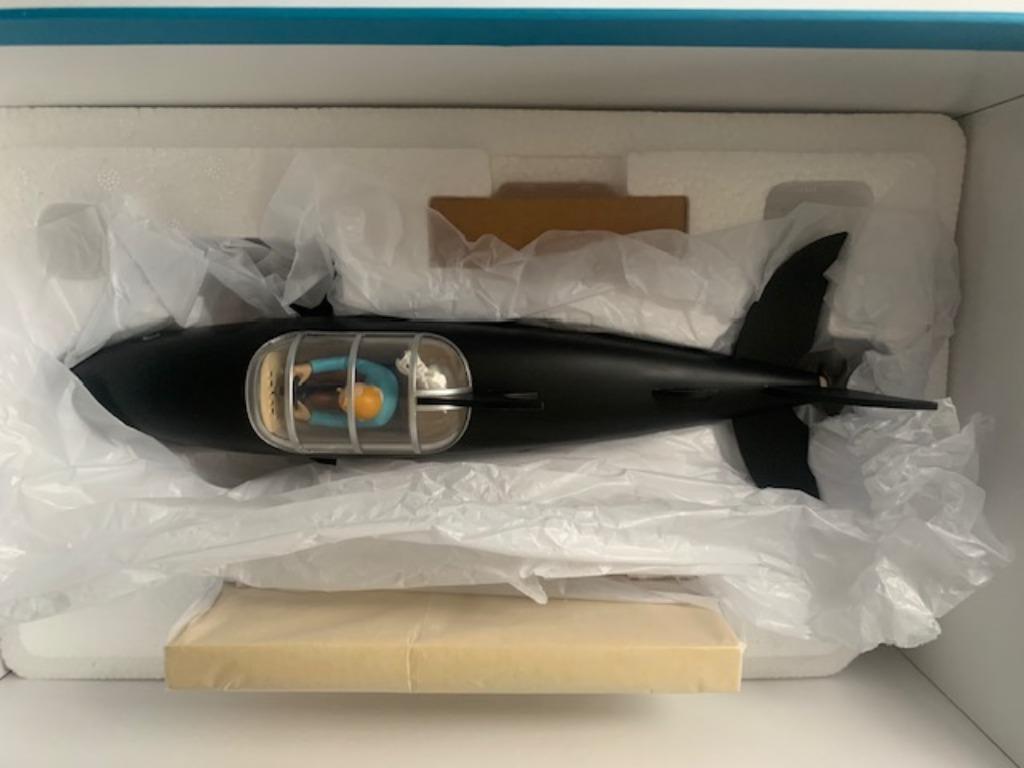 Kuifje - Tintin Sous marin requin Moulinsart 46402, Ophalen of Verzenden, Kuifje, Nieuw, Beeldje of Figuurtje