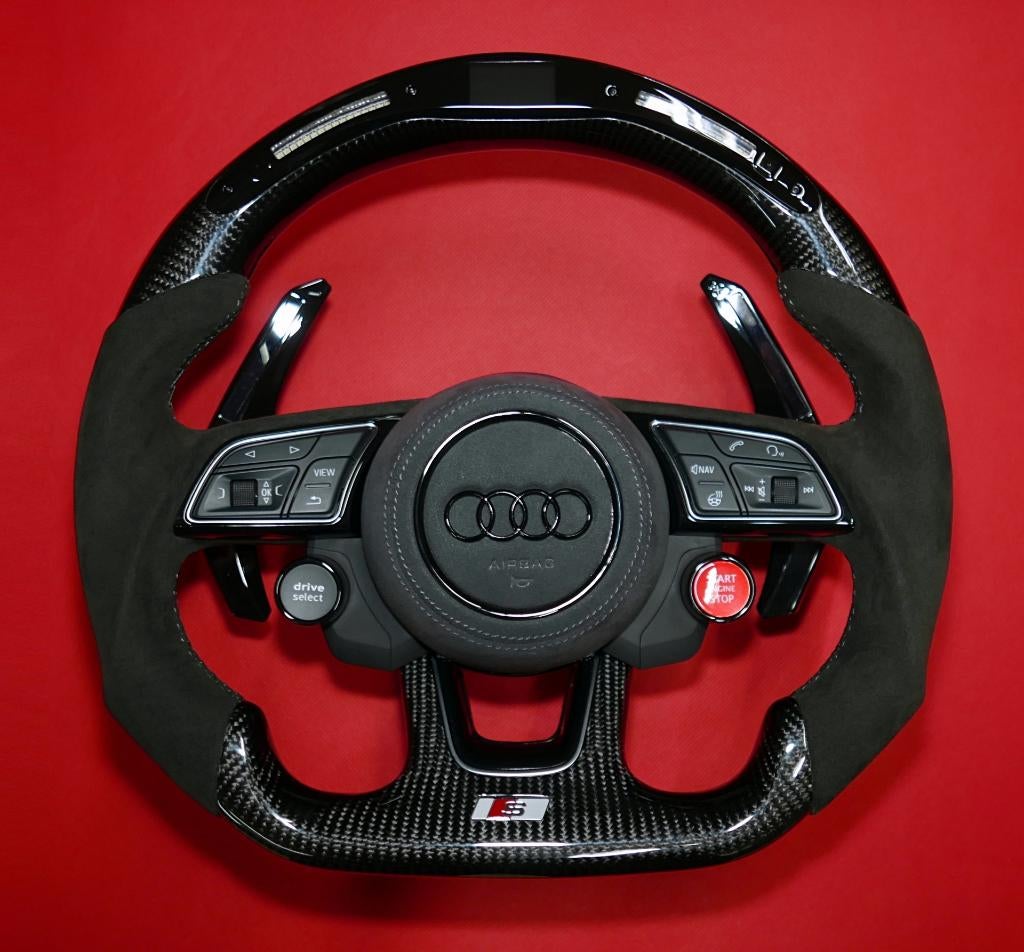 Mise à niveau complète du volant Audi LED en carbone S RS, Enlèvement ou Envoi, Neuf, Audi