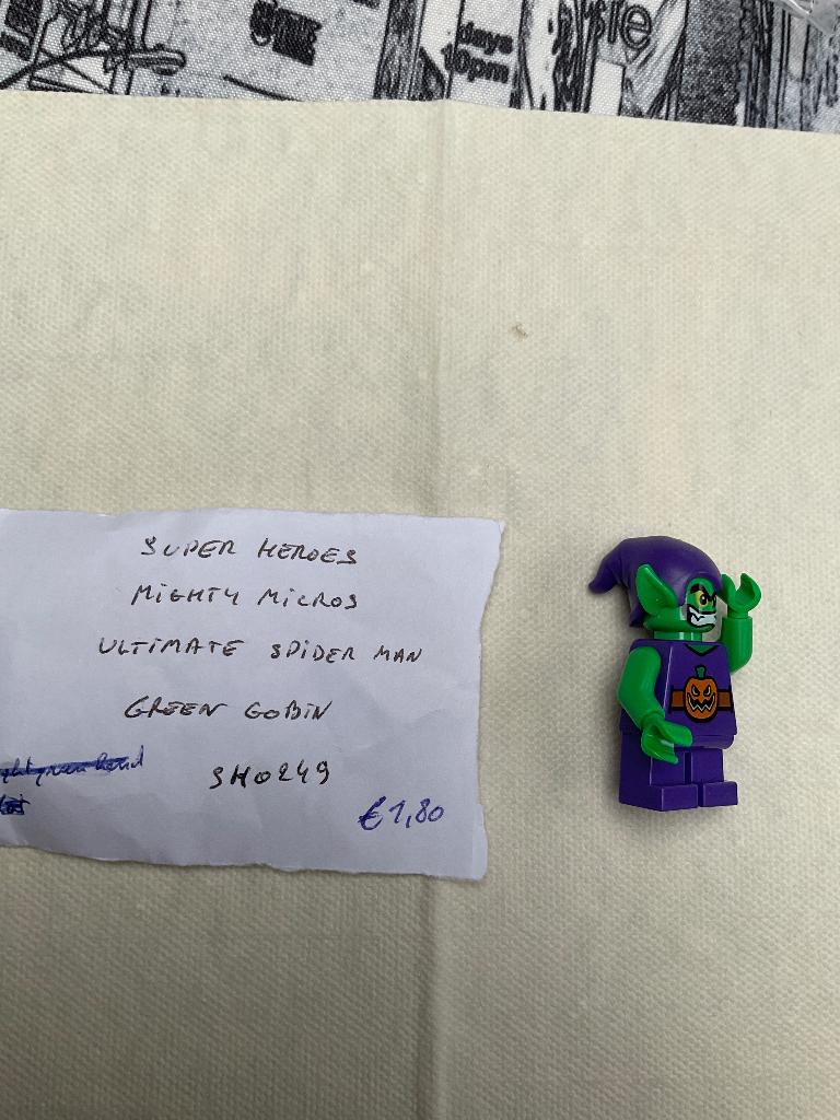 Minifig Lego Super Heroes sh0249 Gobin vert, Enlèvement ou Envoi, Comme neuf, Ensemble complet, Lego