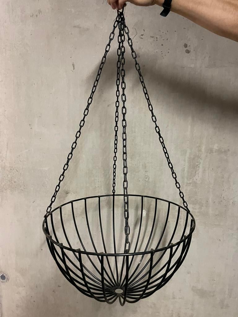 Metalen plantenhanger, Tuin en Terras, Ophalen, Zo goed als nieuw