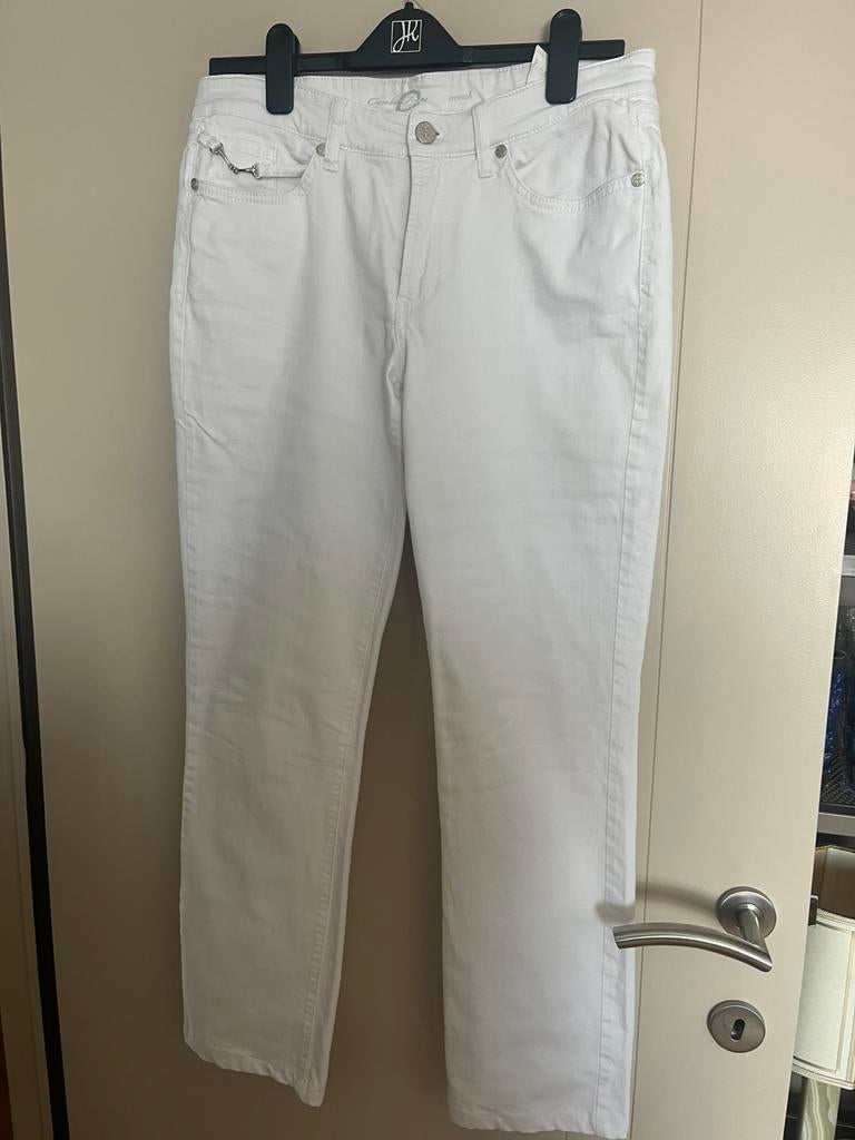 Witte jeansbroek van cambio, Ophalen, Cambio, Wit, Maat 42/44 (L)