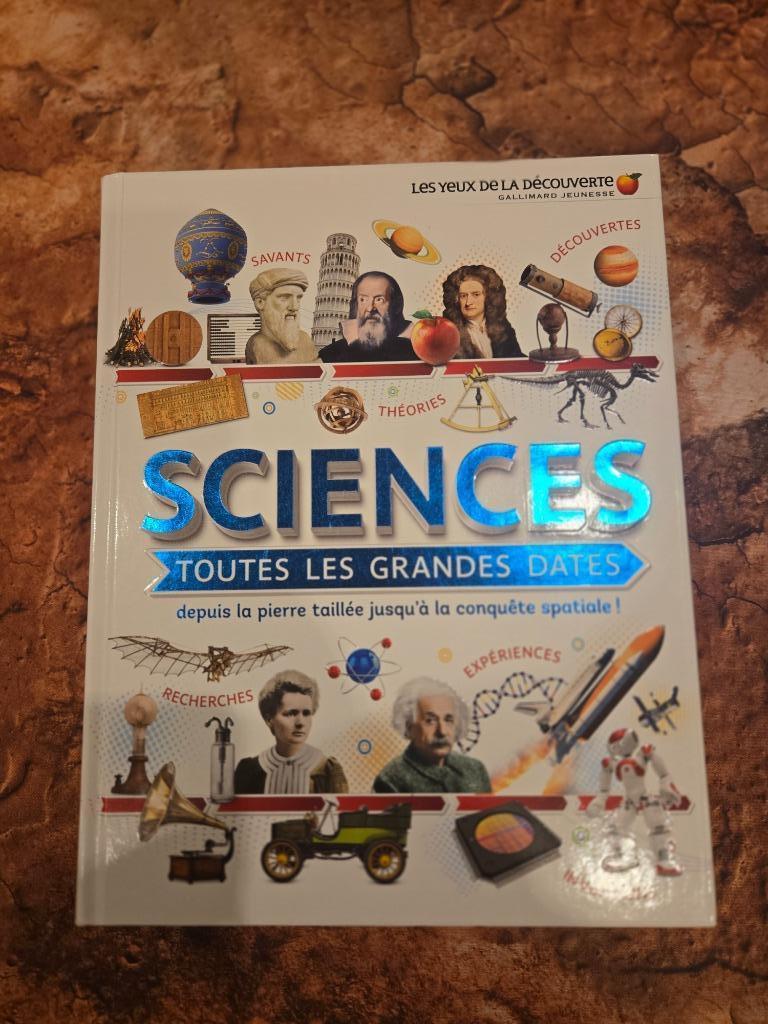 Sciences, toutes les grandes dates - Gallimard, Primaire, Comme neuf, Enlèvement, Autre
