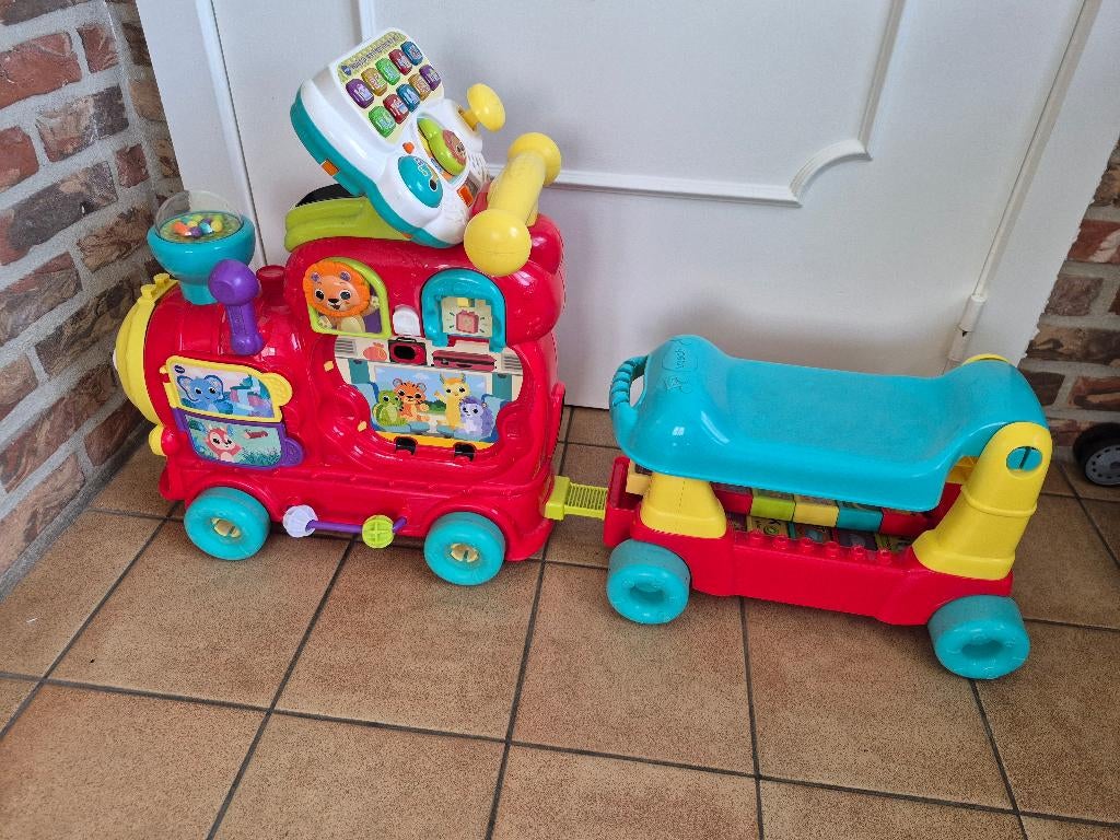 Speeltrein Vtech, Kinderen en Baby's, Ophalen, Zo goed als nieuw