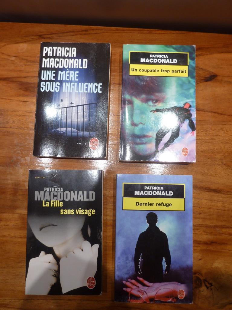 4 romans policiers Patricia Macdonald, Livres, Enlèvement