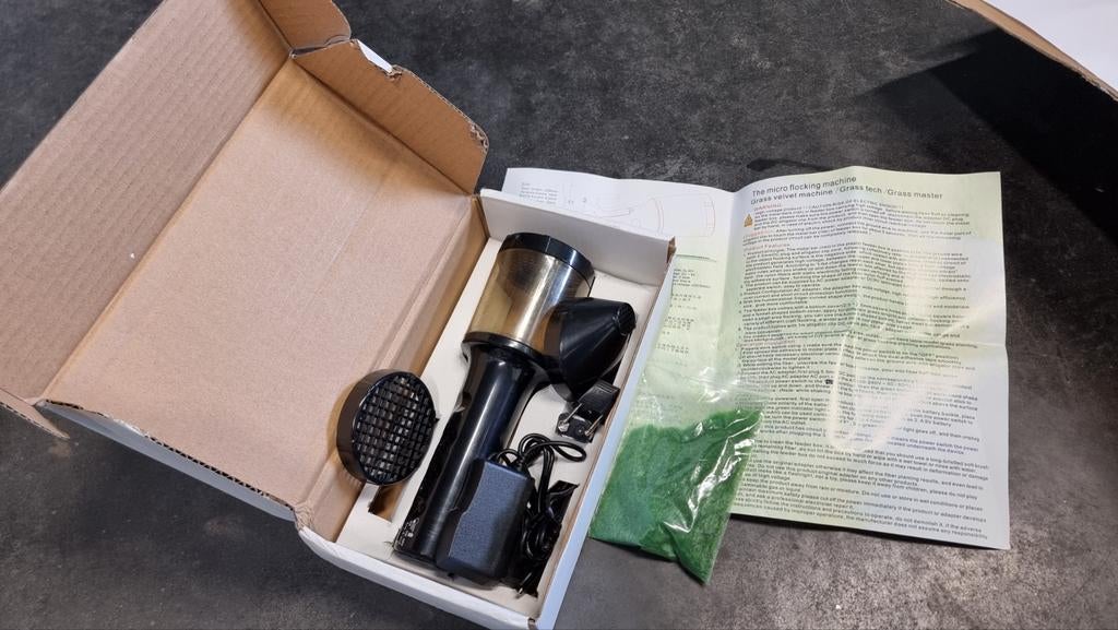 Kit de flocage électrostatique floc colle appareil floquer, Enlèvement ou Envoi, Neuf