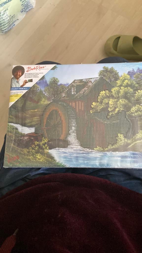 Diamond painting bob ross, Ophalen of Verzenden, Nieuw