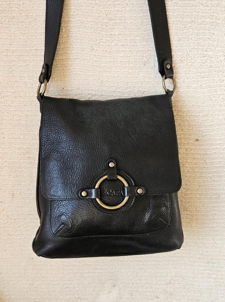 Scapa crossbody tas zwart, Ophalen of Verzenden, Zo goed als nieuw, Zwart, Overige typen