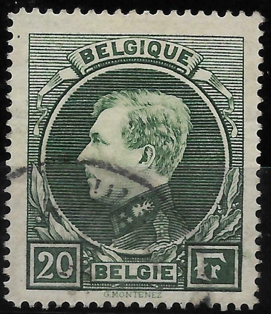 POSTZEGELS BELGIË- MONTENEZ- GROOT FORMAAT- NR. 290, Postzegels en Munten, Koninklijk huis, Ophalen of Verzenden, Gestempeld, Gestempeld