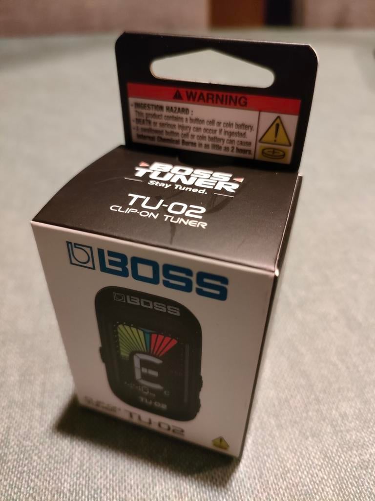 BOSS TU-02 stemapparaat voor gitaar, ukelele... (Nieuw), Ophalen