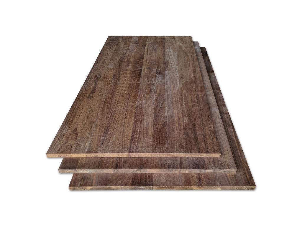 Walnoot hout | MASSIEVE Panelen op VOORRAAD | 20 & 24 mm dik, Ophalen of Verzenden, Nieuw, Hout, 20 tot 50 mm