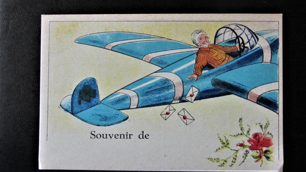 FANTASIE- VLIEGTUIG- SOUVENIR DE, Verzamelen, Ophalen of Verzenden, Ongelopen, Voertuig