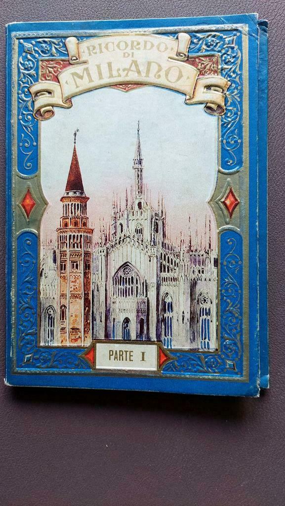 Ricordo di Milano. Leporello album circa 1920, Antiek en Kunst, Ophalen of Verzenden