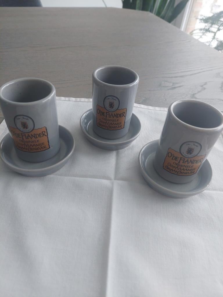 Druppelglazen steen O'De Flander 3 stuks nieuw, Ophalen of Verzenden