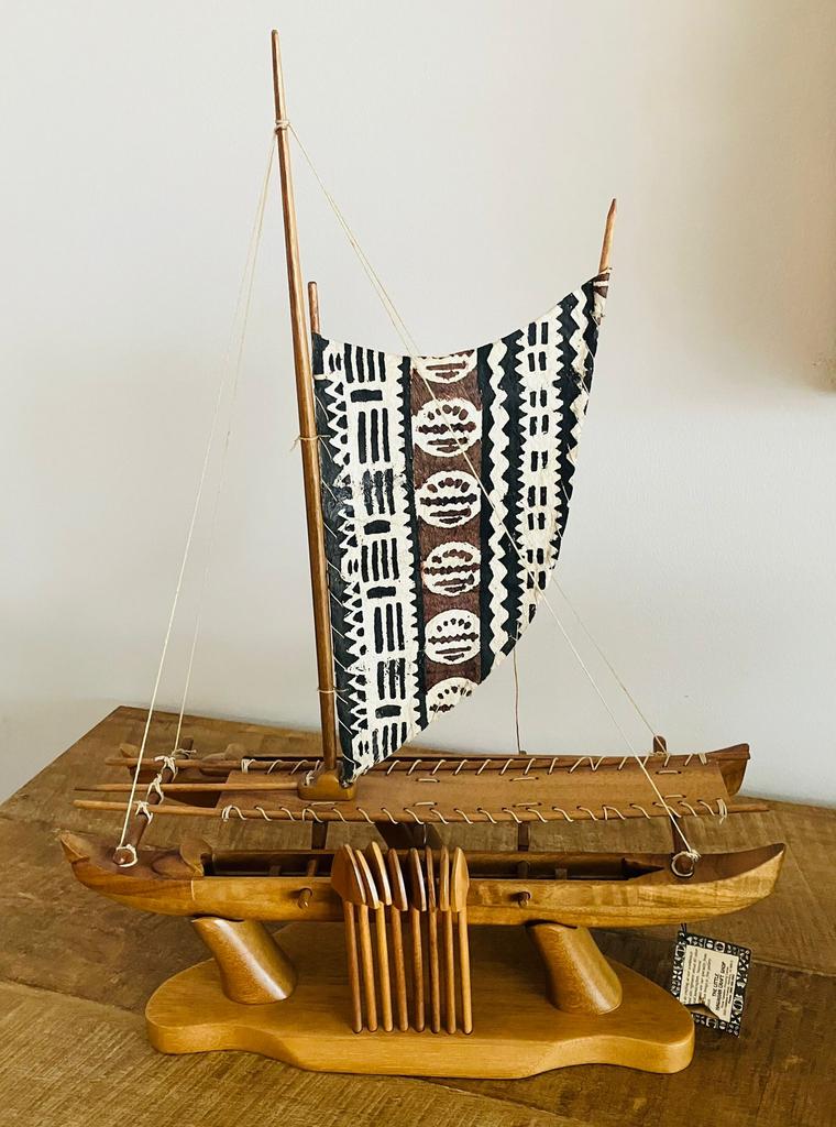 Model Hawaïaans catamaran, Ophalen of Verzenden, Zo goed als nieuw