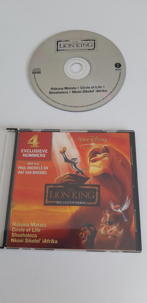 CD The Lion King. 4 nummers met oa Paul Michiels, CD & DVD, Enlèvement ou Envoi