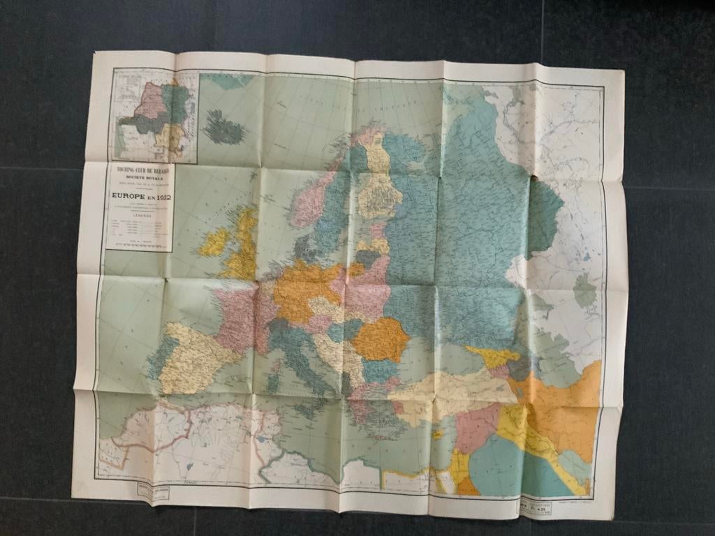 Grote Overzichtskaart Europa 1922, Enlèvement ou Envoi
