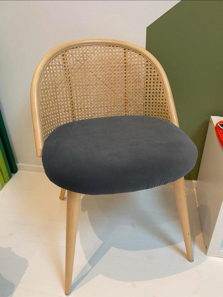 Mauricette - Chaise Maisons du Monde - NOUVEAUTÉ, Maison & Meubles, Chaises, Neuf, Gris, Enlèvement, Une