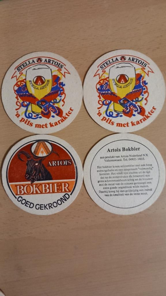 Bierviltjes Stella Artois (805), Ophalen of Verzenden, Zo goed als nieuw, Stella Artois