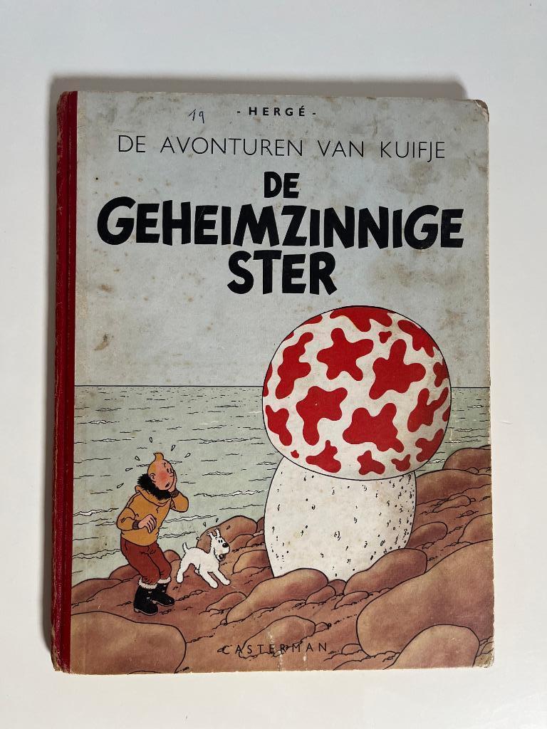 Kuifje - De Geheimzinnige Ster - hardcover - 1947, Verzenden, Hergé