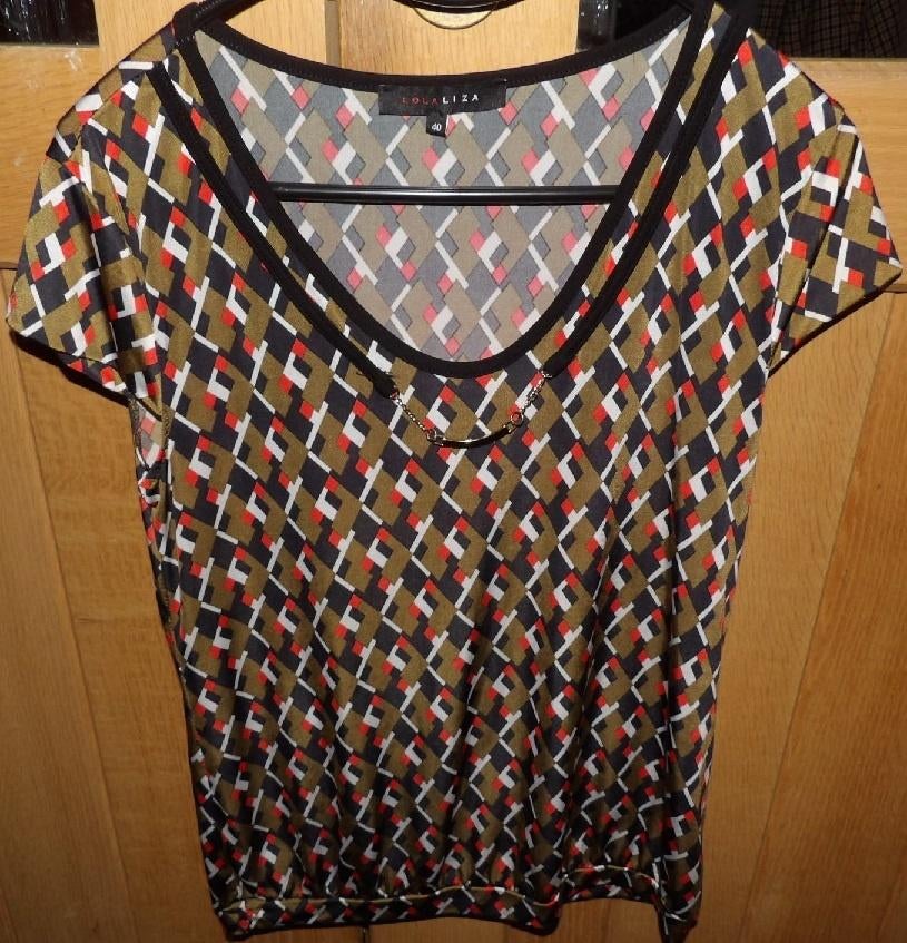 Lolaliza retro blouse, maat 40, Lola & Liza, Envoi, Porté, Taille 38/40 (M)