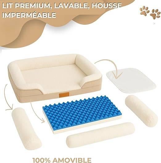 hondenbed | orthopedisch traagschuim | GRATIS LEVERING, Animaux & Accessoires, Paniers pour chiens, Neuf, -, -, Coton