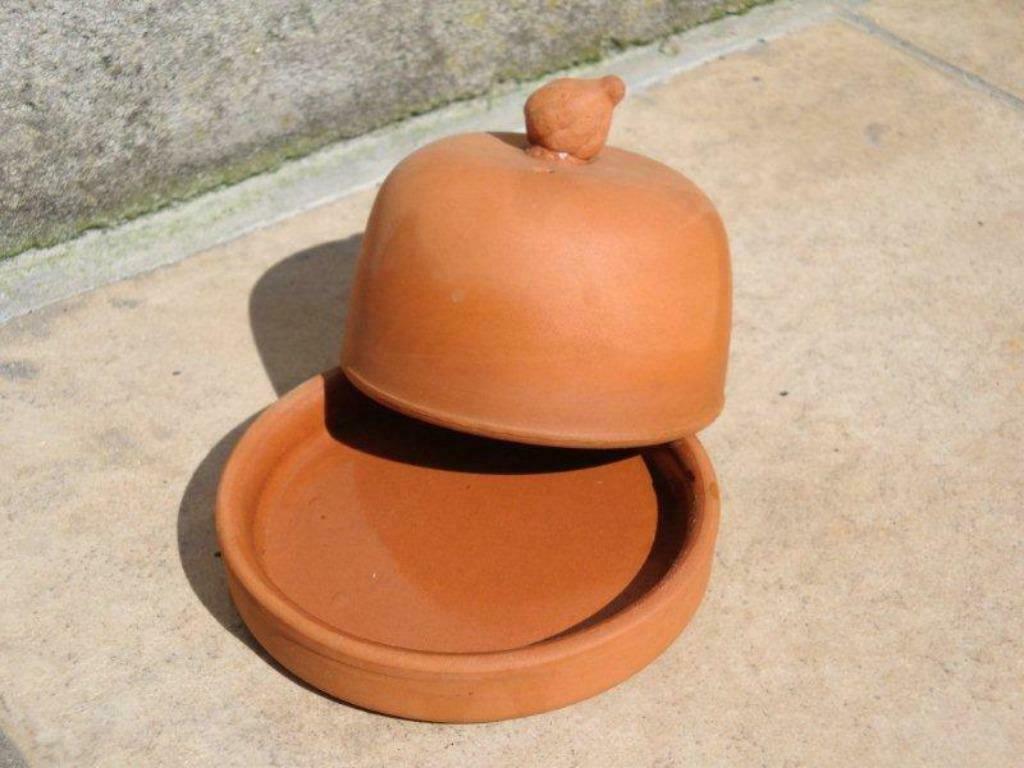 Terracotta ovenpotje voor o.a. look / ui, Ophalen, Zo goed als nieuw, Overige materialen