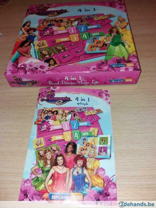 4 in 1 spellen - Prinsessia, Hobby en Vrije tijd, Ophalen, Gebruikt