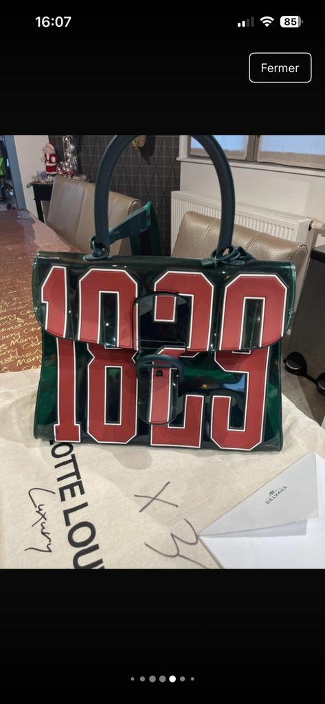 Sac Delvaux « The Hero » édition limitée 1829, Enlèvement ou Envoi, Comme neuf, Vert, Sac à main