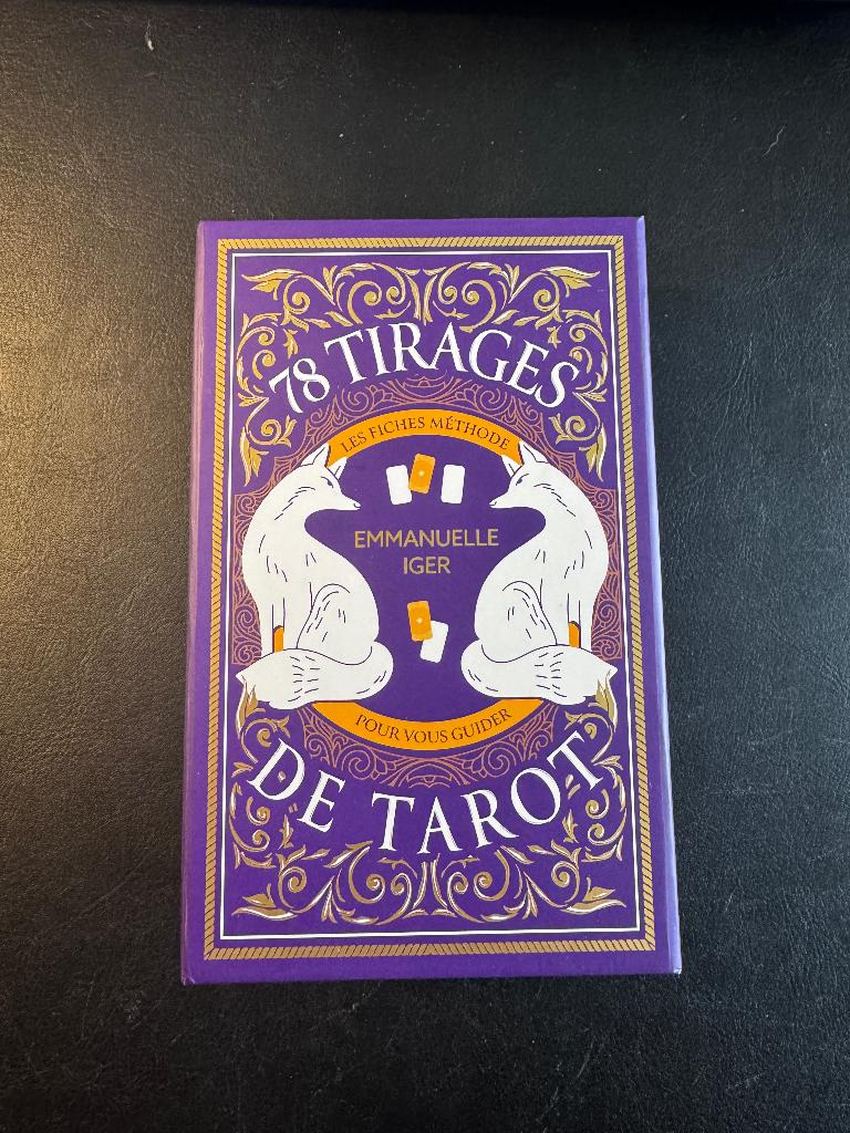 78 tirages Tarot - Emmanuelle Iger, Envoi, Comme neuf, Tarot ou Tirage de Cartes, Autres types