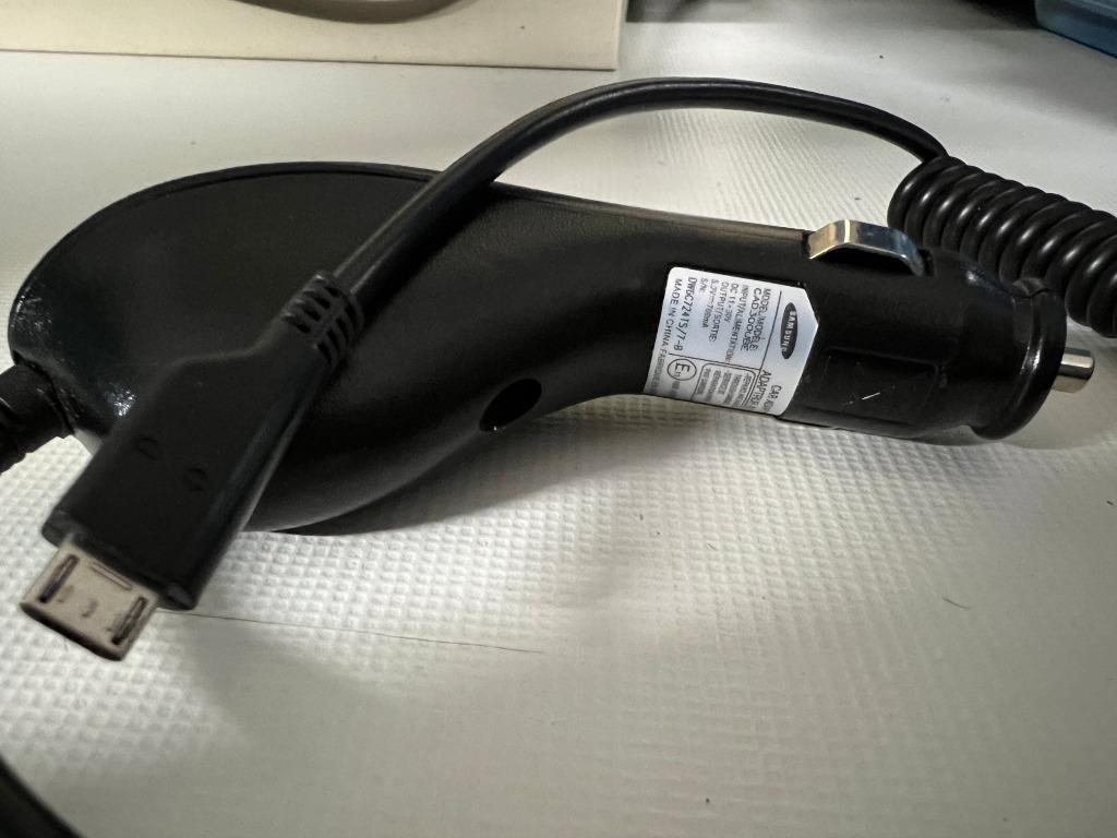 Chargeur micro USB voiture, Télécoms, Téléphonie mobile | Chargeurs pour téléphone, Enlèvement ou Envoi, Comme neuf, Samsung