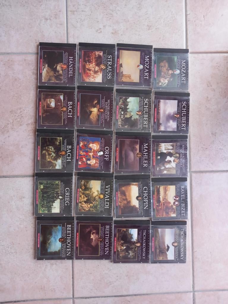 20 cd's met klassieke muziek, Enlèvement ou Envoi