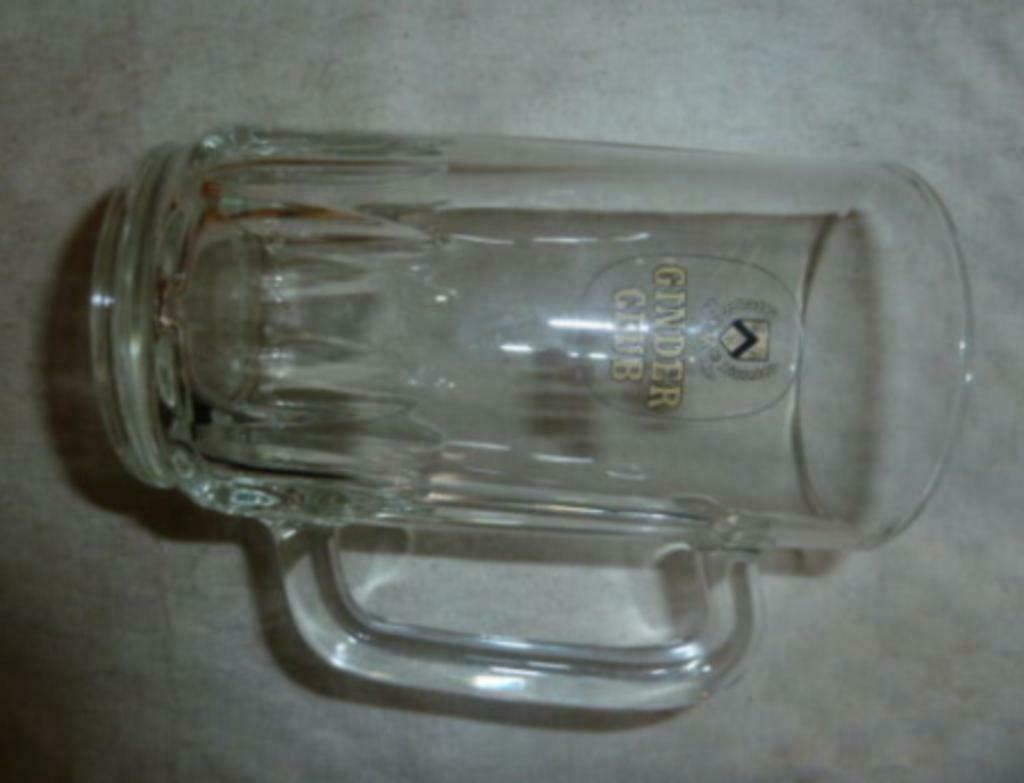#N bier glas / pul GINDER CLUB Brouwerij Martinas - Merchtem, Verzamelen, Ophalen of Verzenden, Nieuw, Bierglas