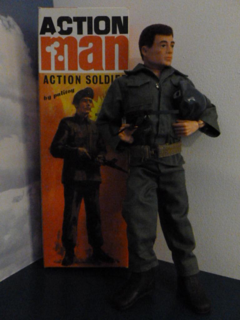 Vintage Figurine Militaire ACTION MAN PALITOY GB NEUF+BOITE, Enlèvement ou Envoi, Neuf, Plus grand que 1:35, Personnage ou Figurines
