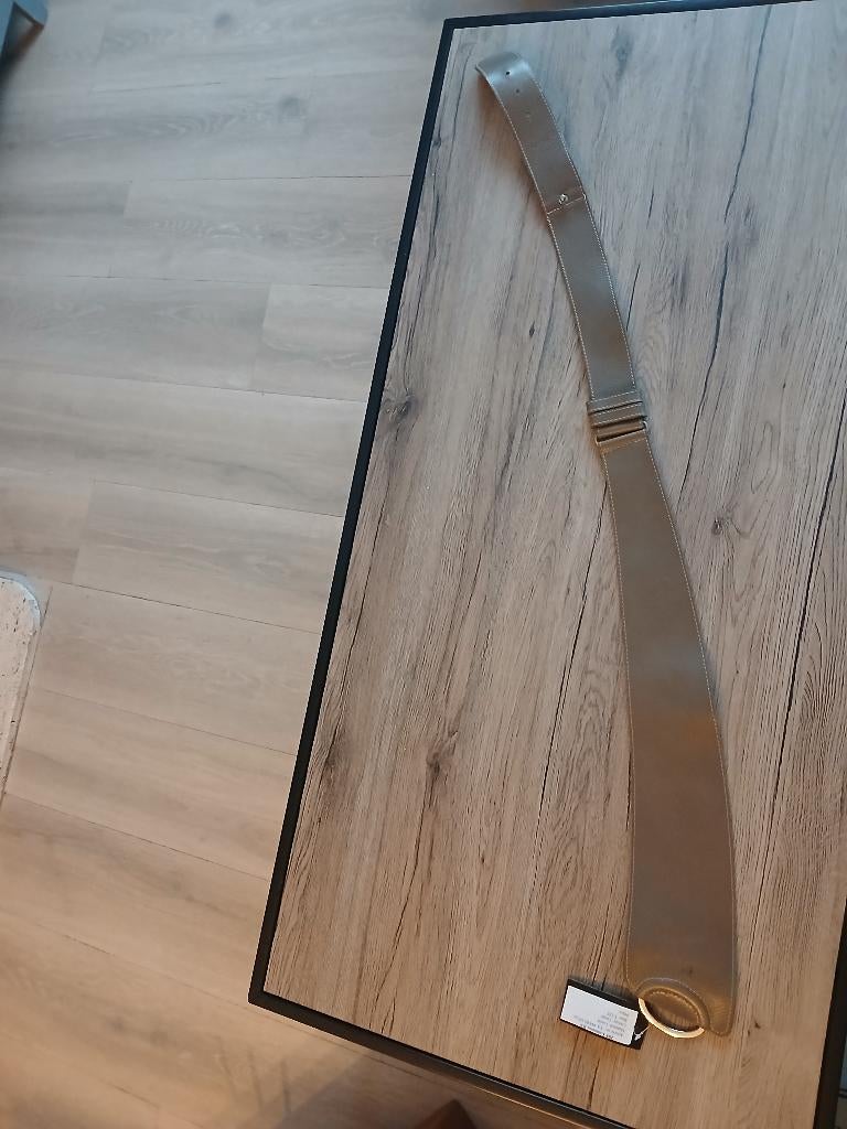 Lederen taupe ceintuur, Kleding | Dames, Ophalen of Verzenden, Nieuw