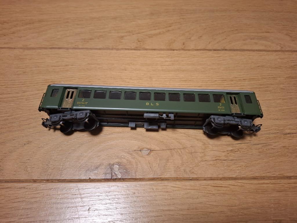 Klein Modellbahn 381 - voiture 2ème classe BLS, Enlèvement, Utilisé, Wagon, Autres marques