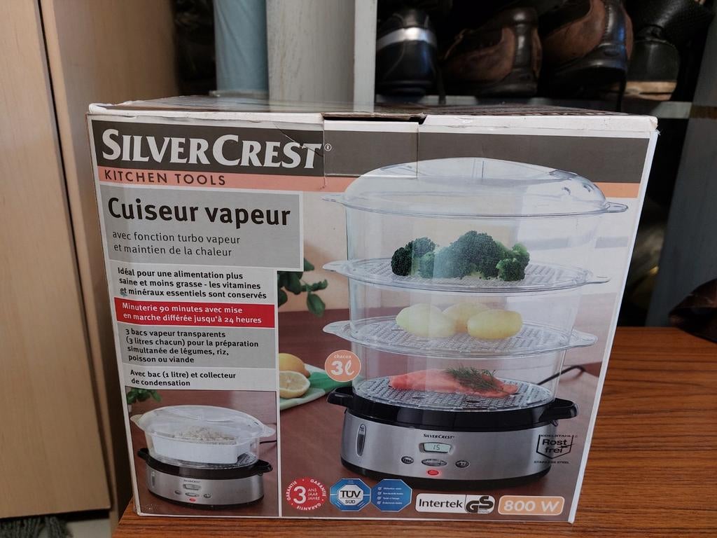 Cuiseur vapeur silvercrest NEUF JAMAIS UTILISÉ, Electroménager, Enlèvement ou Envoi, Neuf