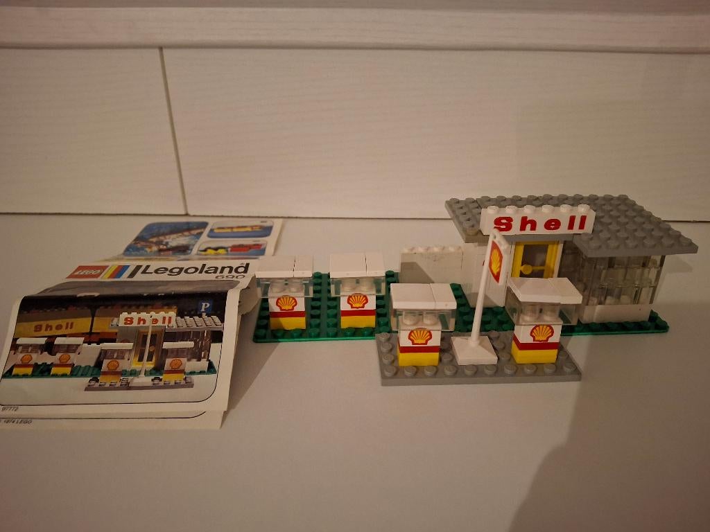 Lego 690 ( 690-1 ) Shell Station 1974, Enlèvement ou Envoi, Lego