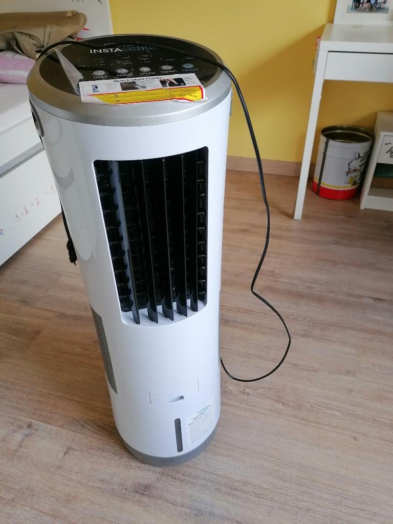 Refroidisseur d'air Livington InstaChill ‎(85 Watt), Electroménager, Climatiseurs, Comme neuf, Climatiseur mobile, Télécommande
