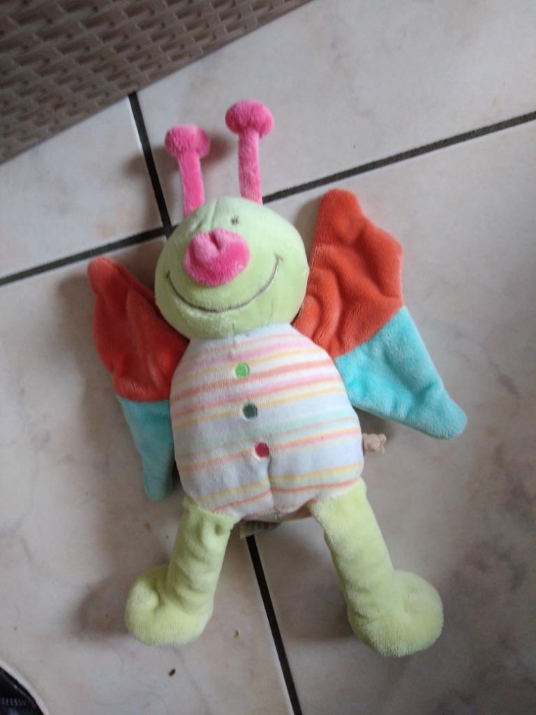 knuffel noukie,s vlinder(doos pam), Enlèvement ou Envoi, Neuf