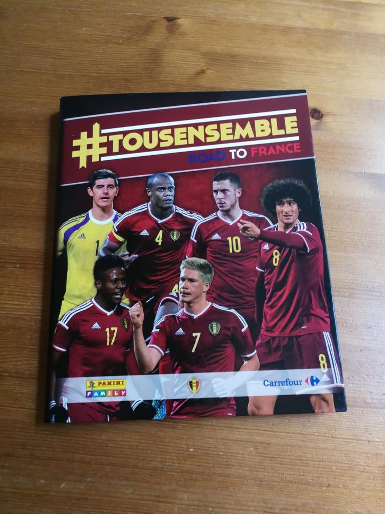 Stickeralbum Rode Duivels Tousensemble, Ophalen of Verzenden, Zo goed als nieuw